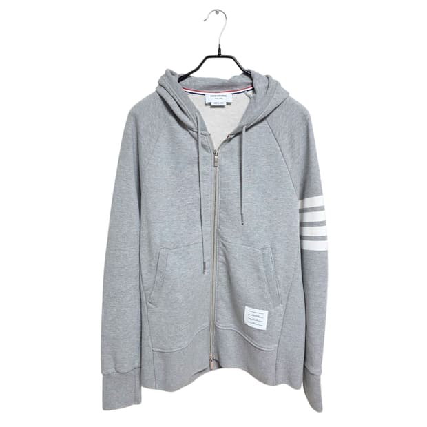 톰브라운 4바 후드집업 그레이