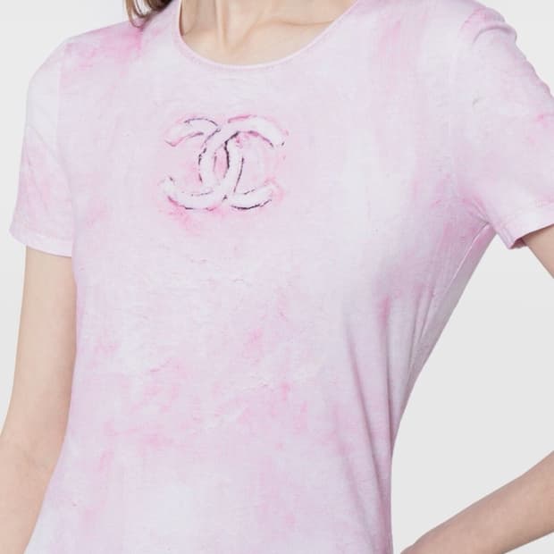 2009 Chanel 샤넬 크루즈 컬렉션 타이다이 로고 티셔츠