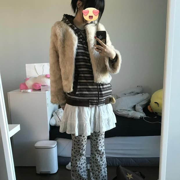 Short-sleeve Choco Hooded Zip-Up