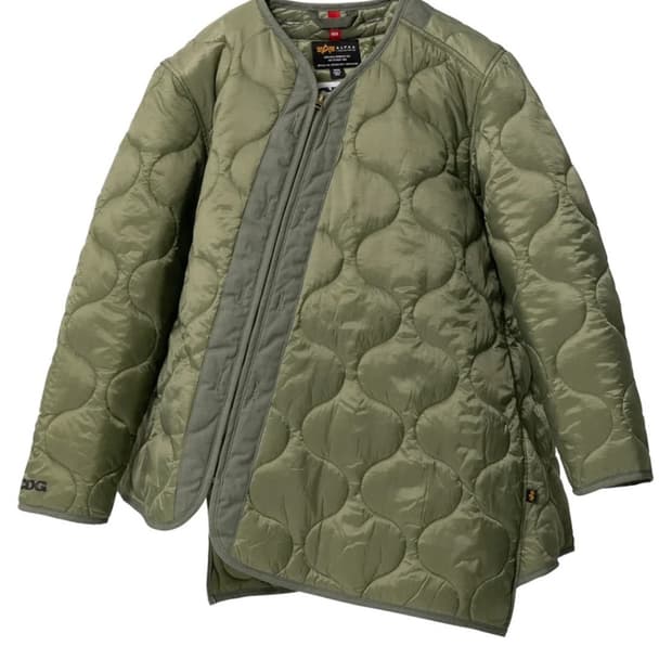 Cdg x Alpha Industries 비대칭라이너자켓
