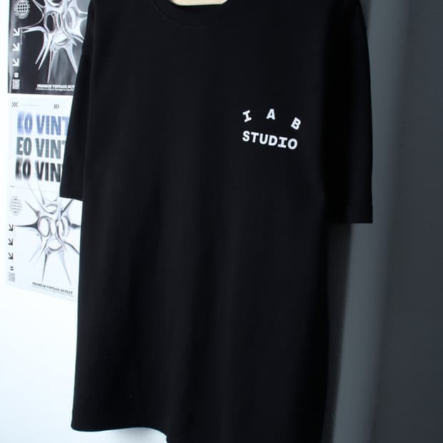 (XL-2XL) 아이앱 스튜디오 반팔 티셔츠 10주년 빅로고-H31558