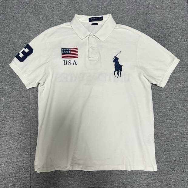 폴로 빅포니 usa 카라티 화이트