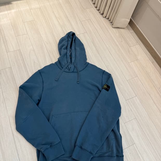 [정품] 스톤아일랜드 미네랄 블루 후드티 XL
