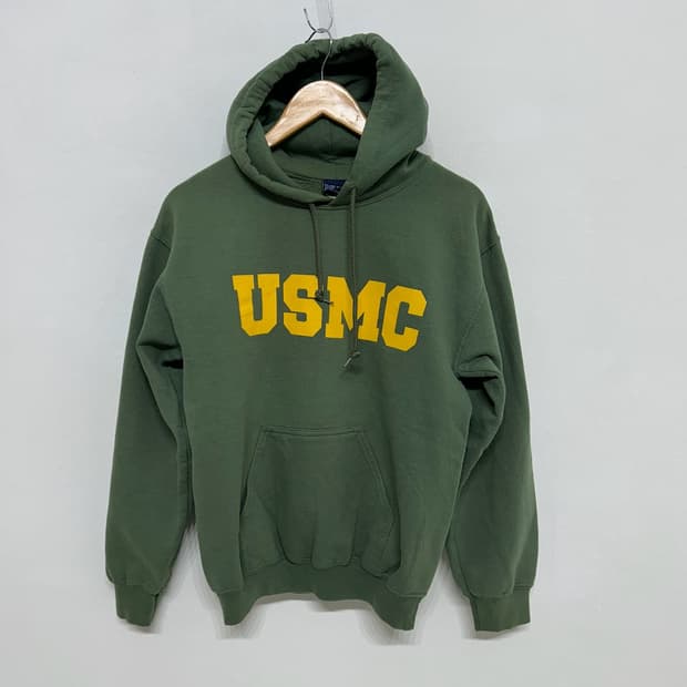 00's  MV Sport USMC hoodie Sweatshirt.