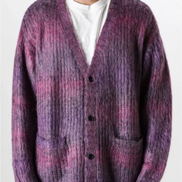 M) KAMIYA 모헤어 가디건