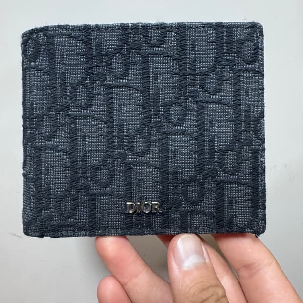 디올 오블리크 반지갑