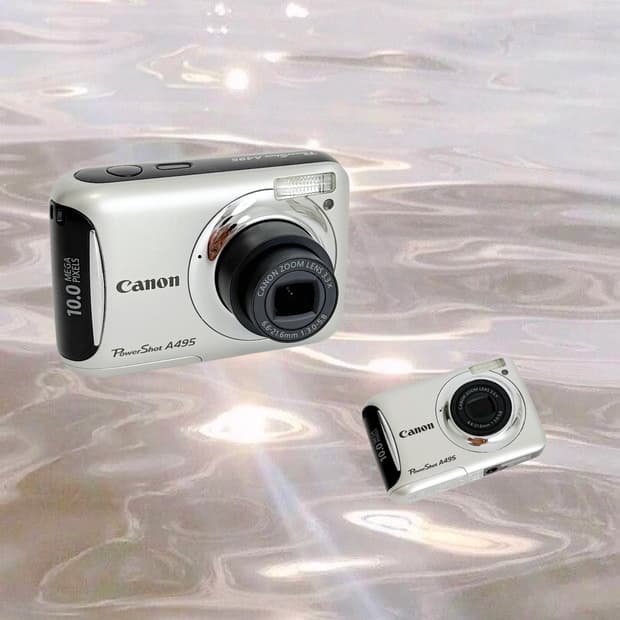 건전지!) 캐논 파워샷 a495 Powershot 빈티지 디카