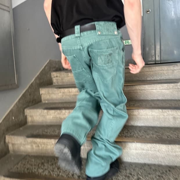MPa CALF POCKET PANTS EMERALD L