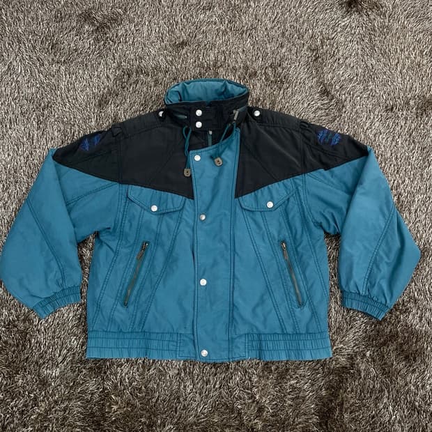 슬레진저 SLAZENGER 올드스쿨 투톤 윈터 점퍼 EEL