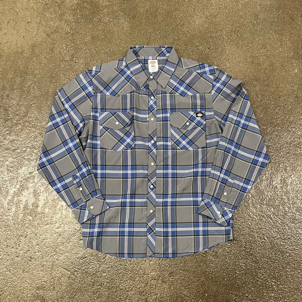 Dickies 웨스턴 체크 셔츠 (105-110)