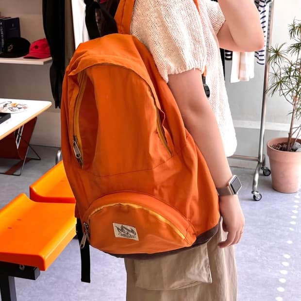 BEAMS HEART backpack 빔즈 하트 오렌지 백팩
