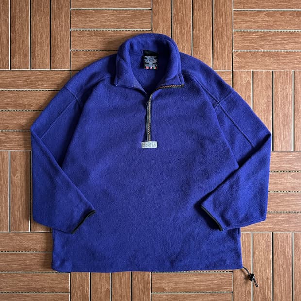 90‘s Adidas anorak pull-over fleece