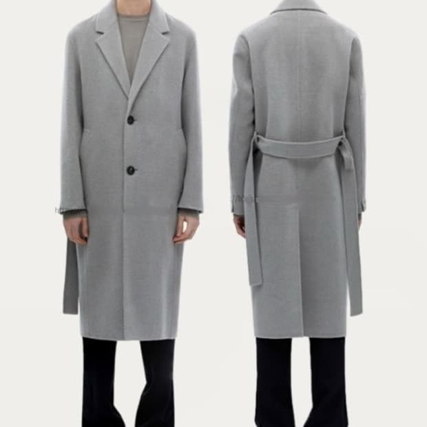 (52) 솔리드옴므 22fw 캐시미어 로브코트