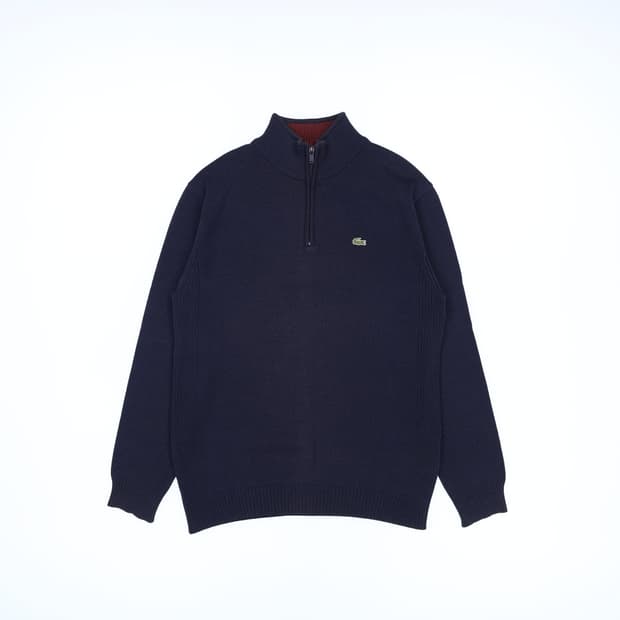 [105] 라코스테 남성 반집업 울 긴팔 니트 N7093