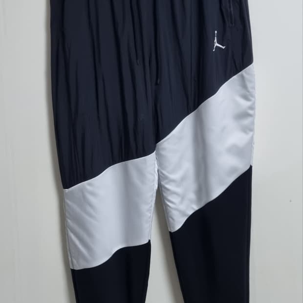 XL ) 나이키 조던 윙스 다이아몬드 블랙 우븐 트랙팬츠