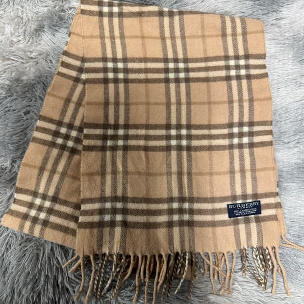 버버리  램스울 머플러 