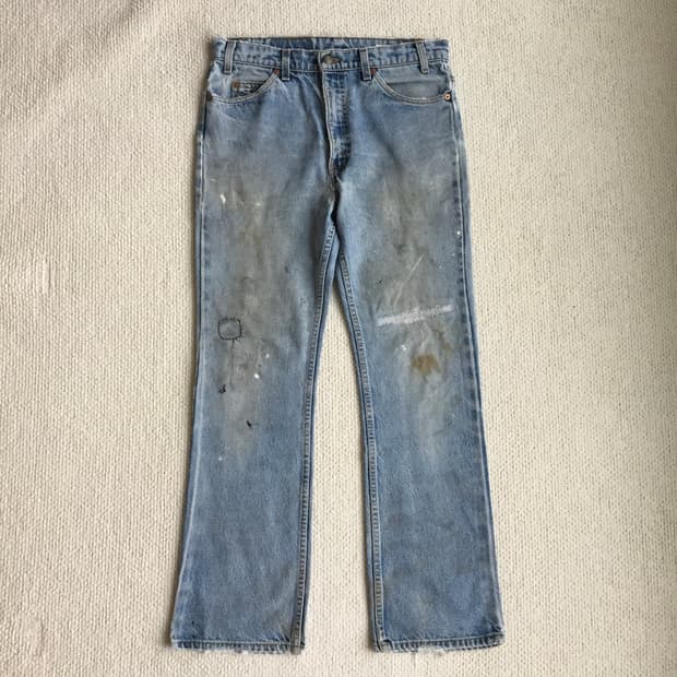 90‘s levis 517 리페어 부츠컷 데님 굿페이딩