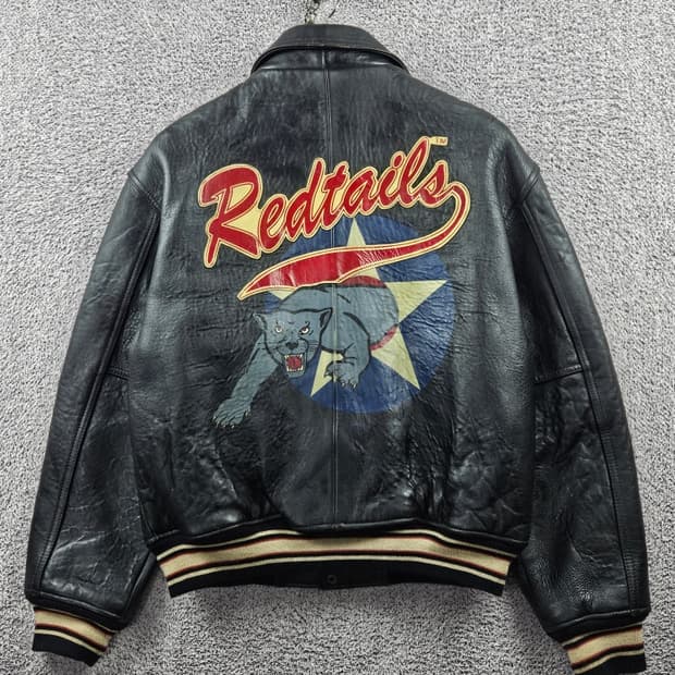 90's 아비렉스 터스키기 레드테일즈 가죽 자켓 ( M ) / 10977