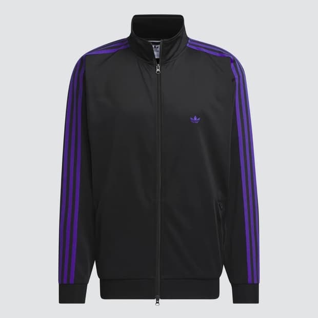 [새상품] S 아디다스 베켄바우어 BB 트랙탑 블랙/퍼플 져지