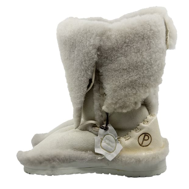 Malibu Cowboy Shearling Leather Boots/ 8