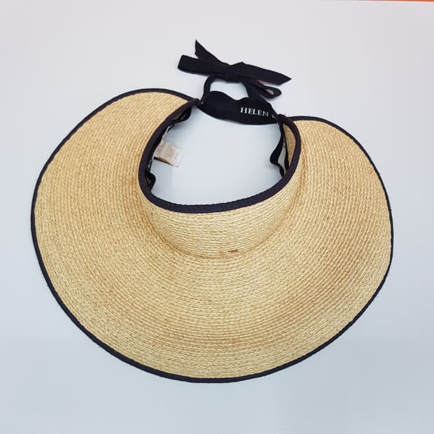 헬렌카민스키 Helen Kaminski  라피아 와이드 브림 썬바이저