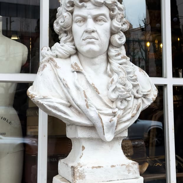 빈티지 소품 클래식 석고상 기둥포함