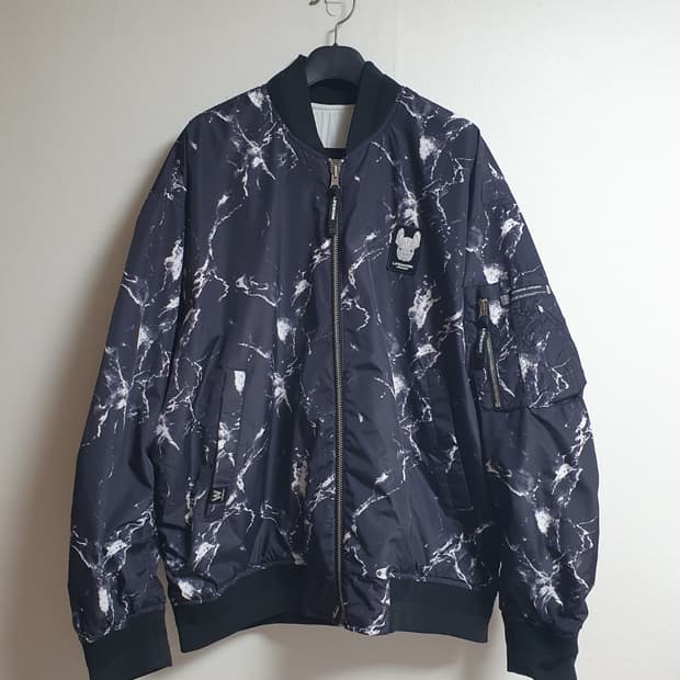 라이프워크 플라이트 자켓 항공점퍼 패턴블랙 M