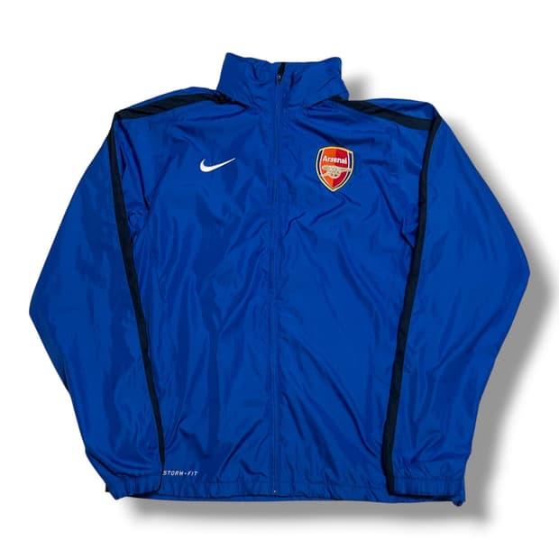 Nike 아스날 스톰핏 블랙라인 블루 내장후드 바람막이