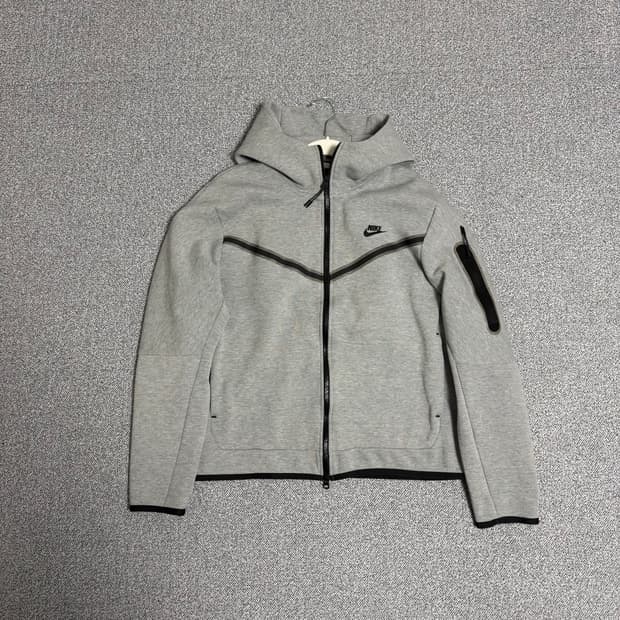 나이키 테크팩 후드집업 그레이 XL