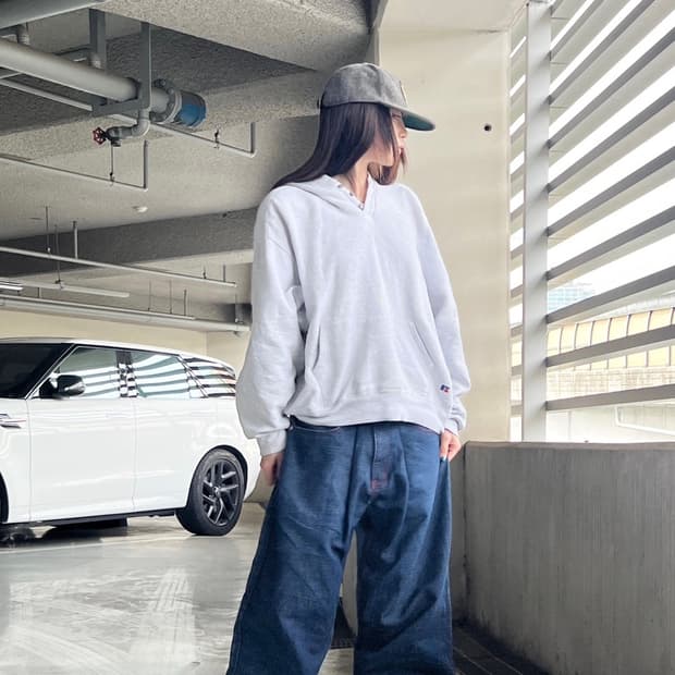 90‘s Russell 빈티지 후드티