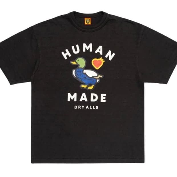 휴먼 메이드 그래픽 티셔츠 #05 블랙