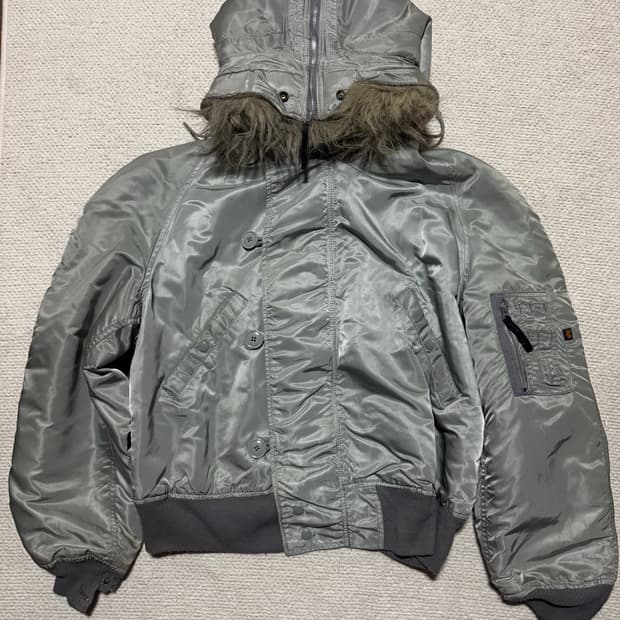 80s 빈티지 USA 알파 인더스트리 N-2B L