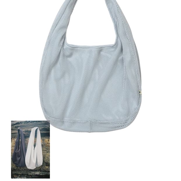 웰빙익스프레스 리버시블 매쉬백 민트