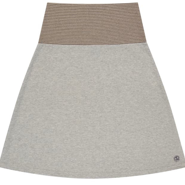 코이세이오038 STRIPE SKIRT MELANGE GREY
