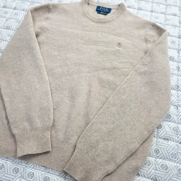 폴로 랄프로렌 베이지 니트 ~55반
