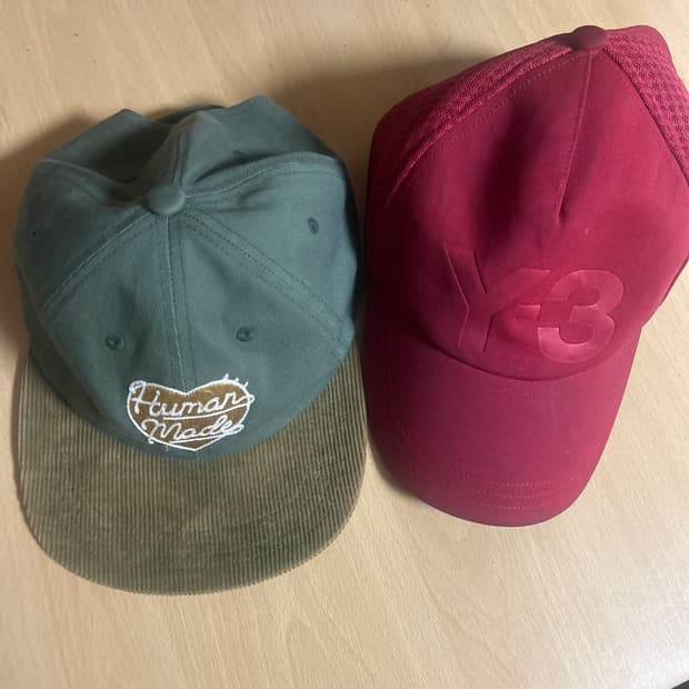 Y3,휴먼메이드 모자 일괄