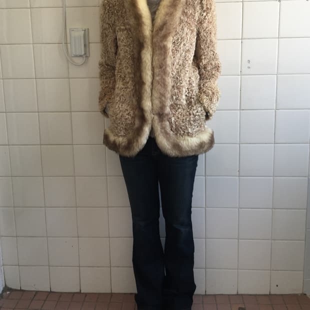 Lamb fur jacket