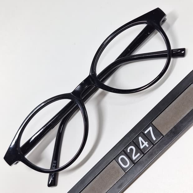 일본 빈티지 보스턴 블랙 뿔테 안경테 134mm y2k 클래식 레트로