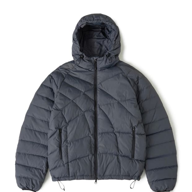 해칭룸 웹 구스다운 푸퍼 자켓 블루그레이 2사이즈
