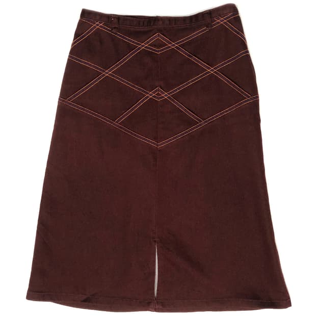 Vintage 미디 스커트 