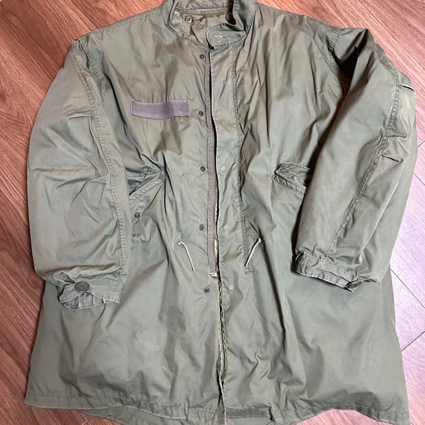 오리지날 개파카 m65 피쉬테일 필드자켓 라지 카본힐 외피