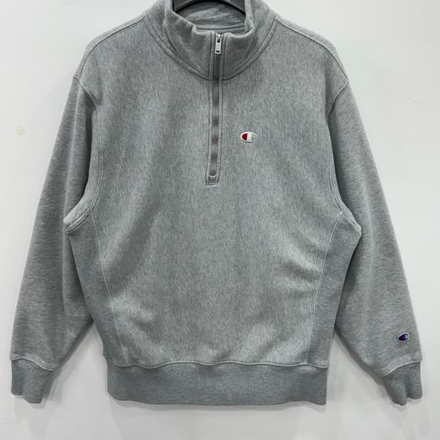 챔피온 리버스위브 반집업 맨투맨