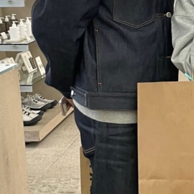 A.P.C 별주 데님 자켓