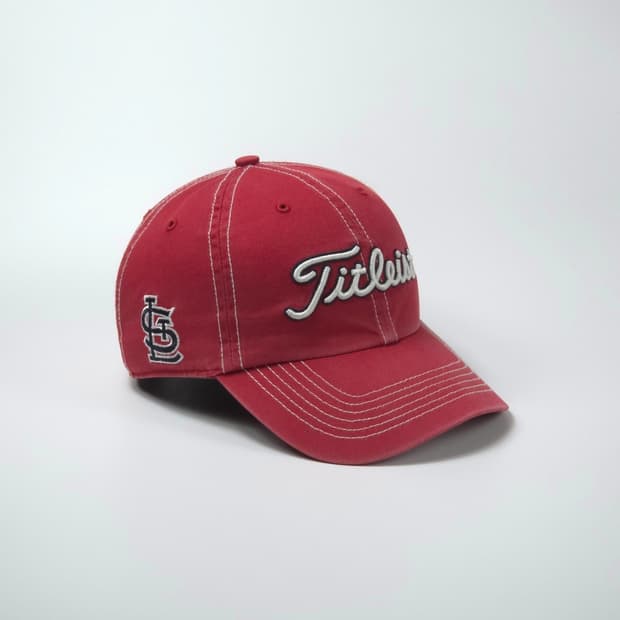 타이틀리스트 X MLB 세인트루이스 카디널스 아메리칸 빈티지 골프 모자