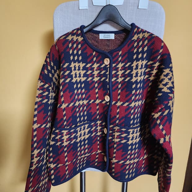 스튜디오톰보이 니트 아우터 새상품 (택o)