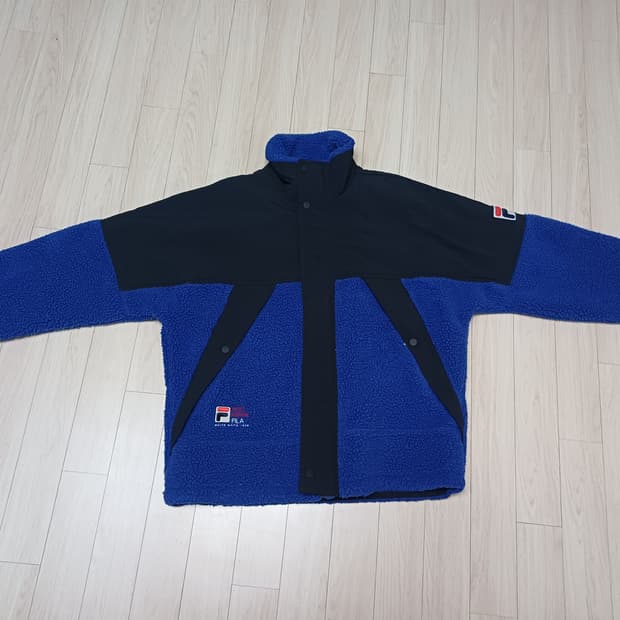 휠라 플리스 자켓