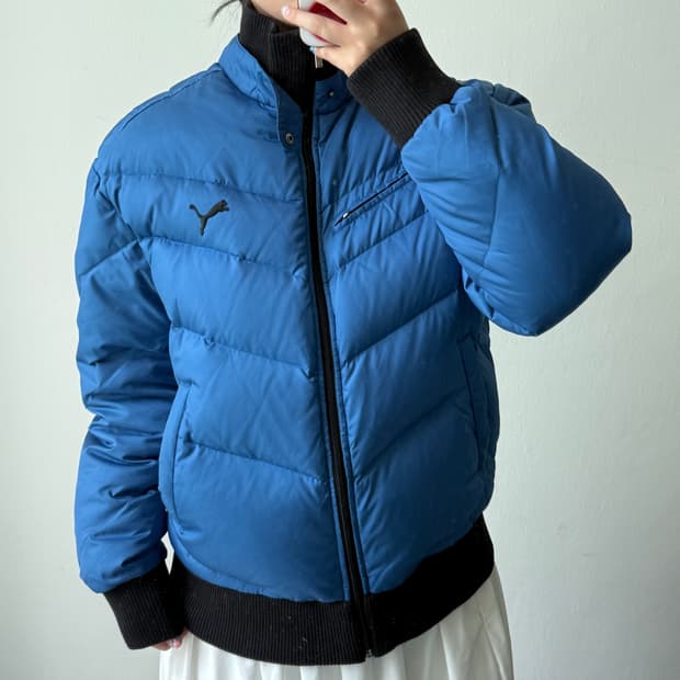 [XL] 푸마 블루 패딩