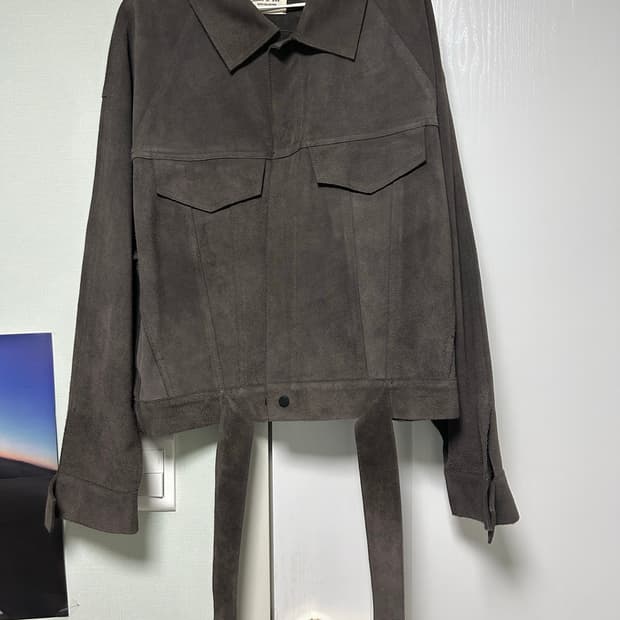 피어오브갓 6th 스웨이드 트러커 자켓