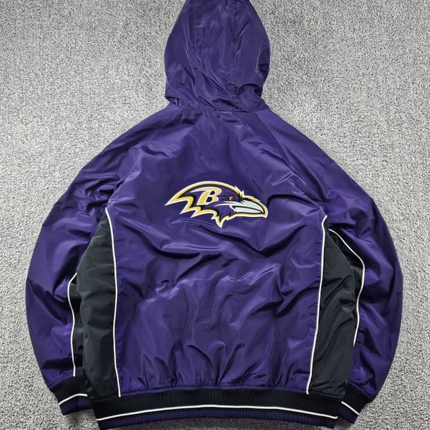 NFL 리복 볼티모어 레이븐스 온필드 후드 자켓 ( M ) / 10804