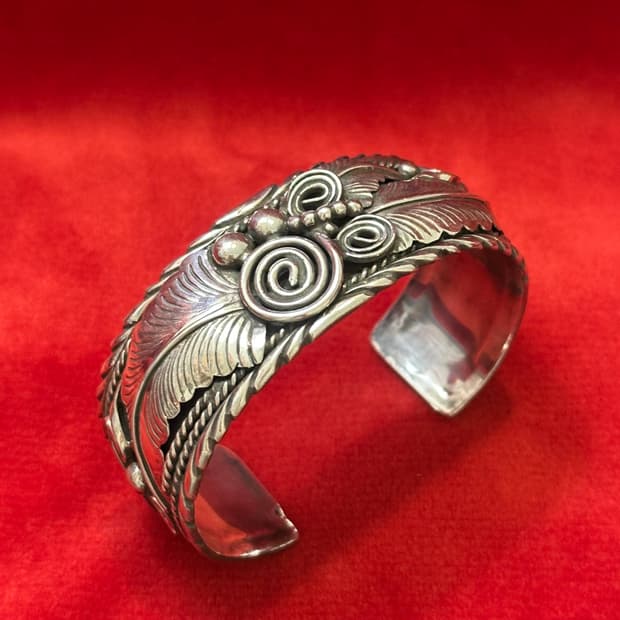 Wind Tribe Sterling Bracelet Bangle